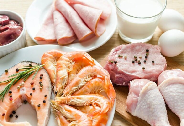 Carne e frutti di mare